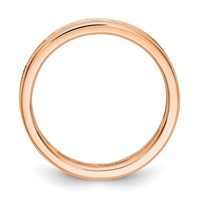 14K Rose Gold 1 Carat Lab Grown Diamond VS SI+ G+ Complete Channel Set Eternity Band view 3