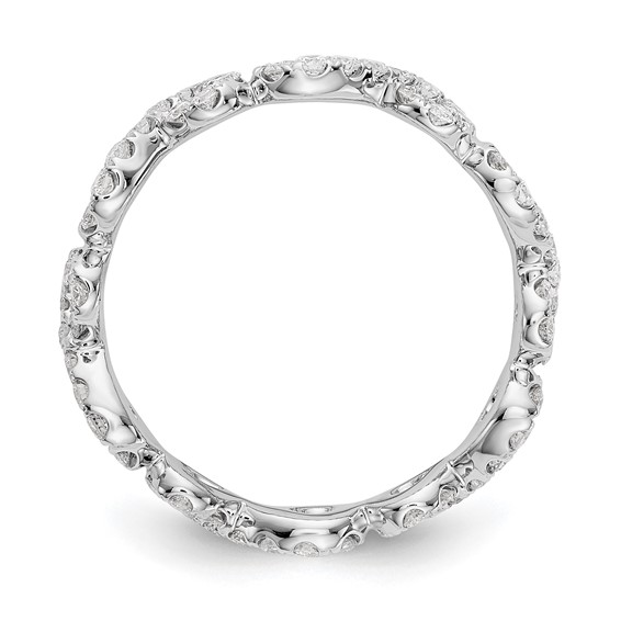 14k  Infinity  Diamond Eternity Band