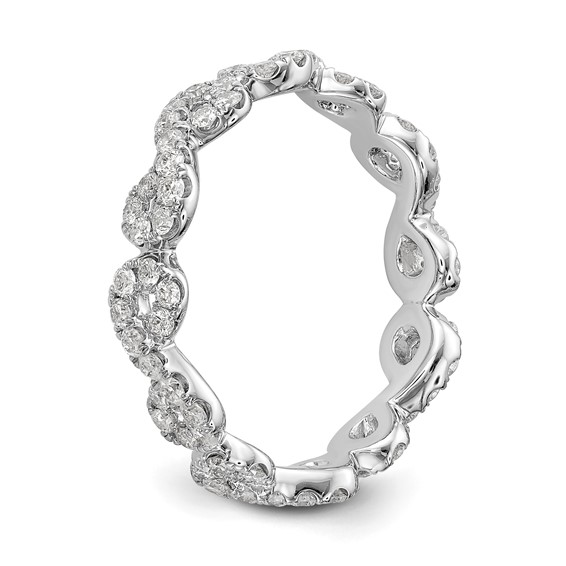 14k  Infinity  Diamond Eternity Band
