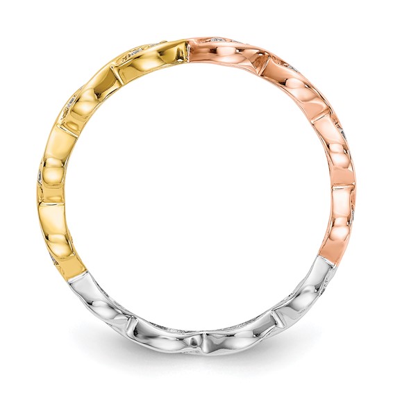 1/6ct Vintage Pave Diamond Eternity Band         