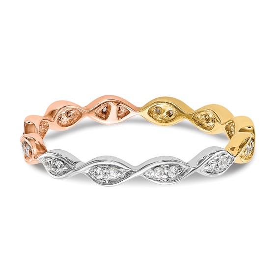 1/6ct Vintage Pave Diamond Eternity Band         