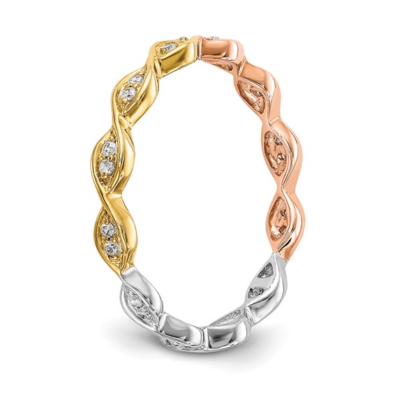 1/6ct Vintage Pave Diamond Eternity Band         