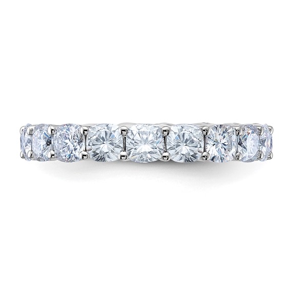 14K White Gold Cushion Eternity Band Mounting