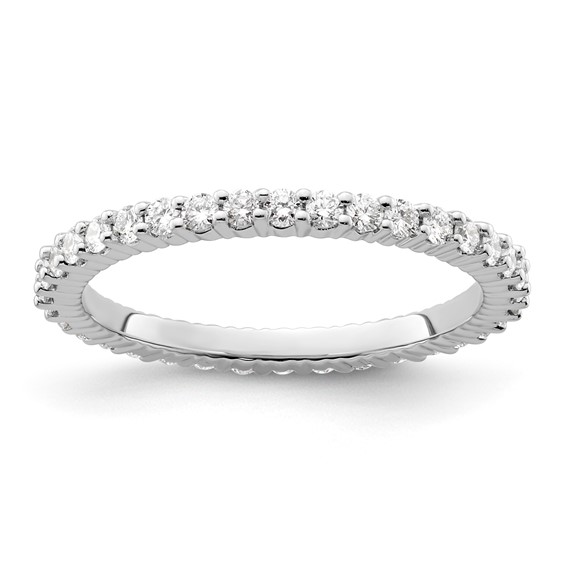 14ky Lab Grown Diamond VS+ F+ 1/2ct. Eternity Band
