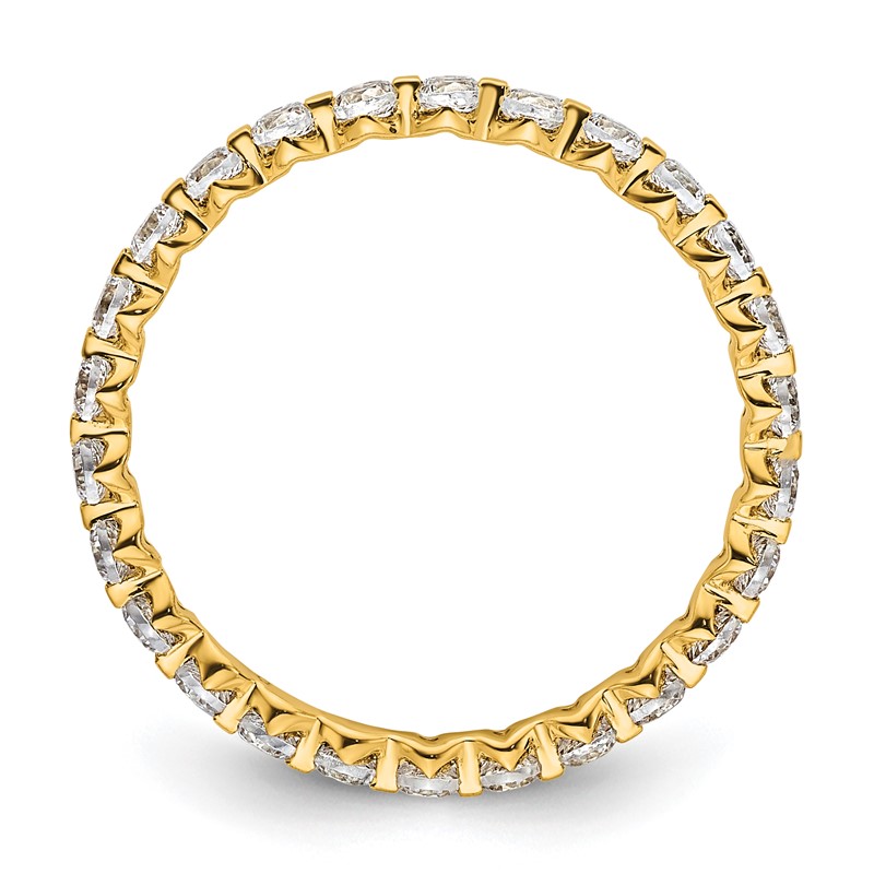 True Origin 14k 7/8 carat Lab Grown Diamond VS D E F Eternity Band