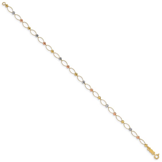 Gold Polished Love Bracelets