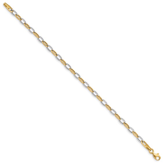 Gold Polished Fancy Link Bracelets