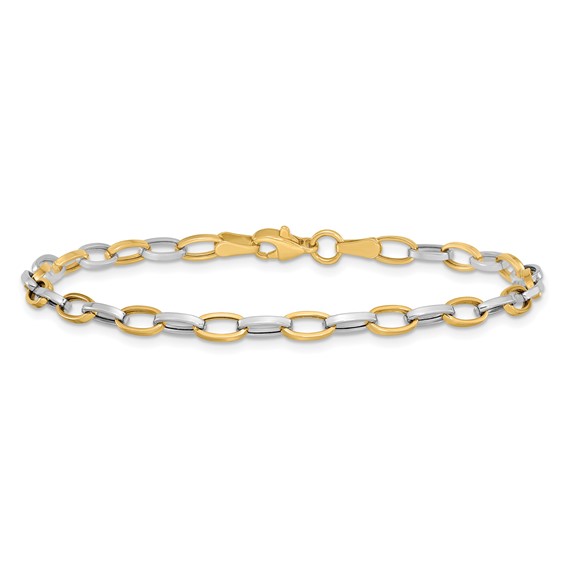 Gold Polished Fancy Link Bracelets