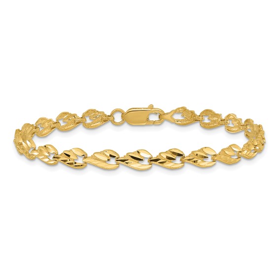 Gold Polished Fancy Bracelets