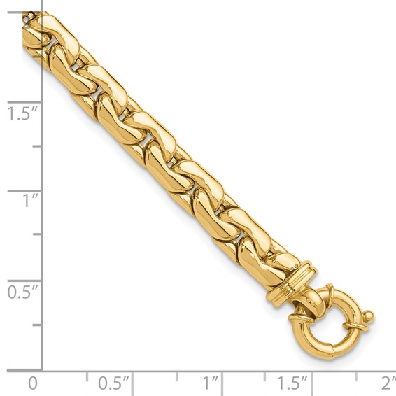 14K Polished Fancy Link Bracelet