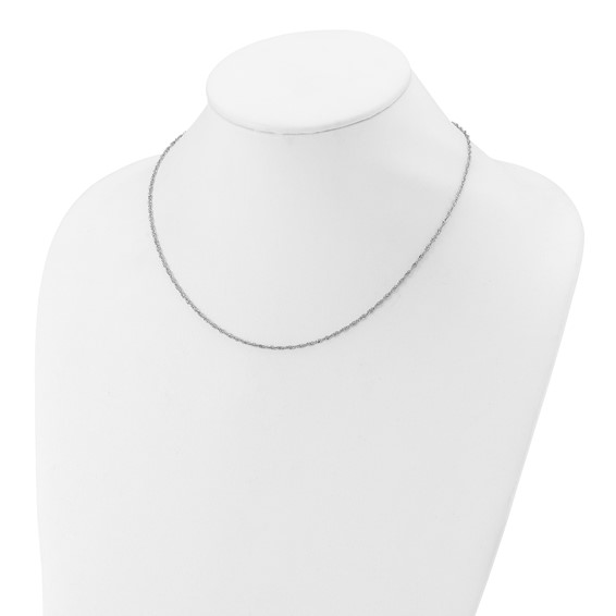 Leslie's Sterling Silver Singapore Adjustable Chain