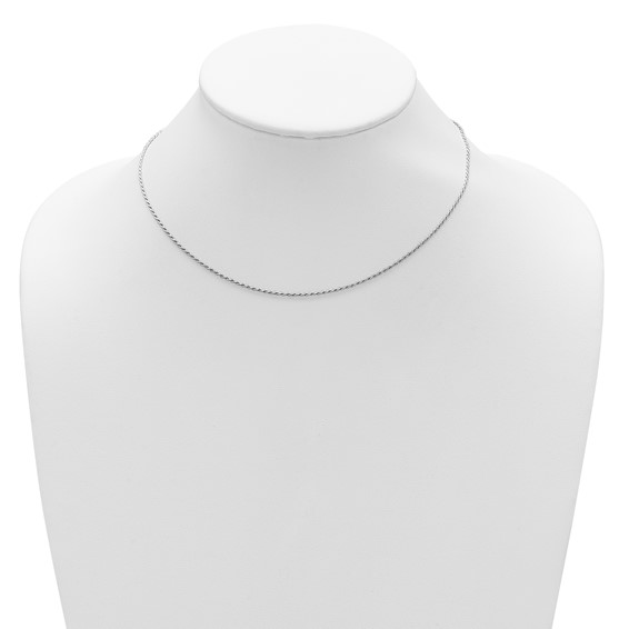 Leslie's Sterling Silver Diamond-Cut Rope Adjustable Chain