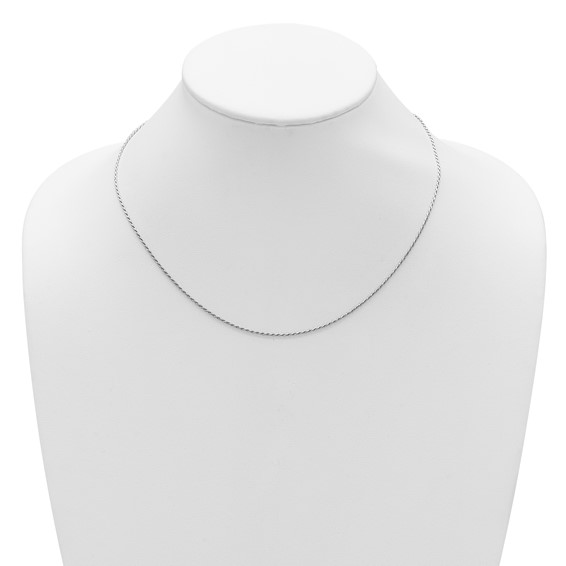 Leslie's Sterling Silver Diamond-Cut Rope Adjustable Chain