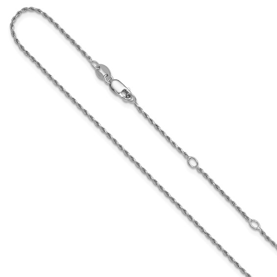 Leslie's Sterling Silver Diamond-Cut Rope Adjustable Chain