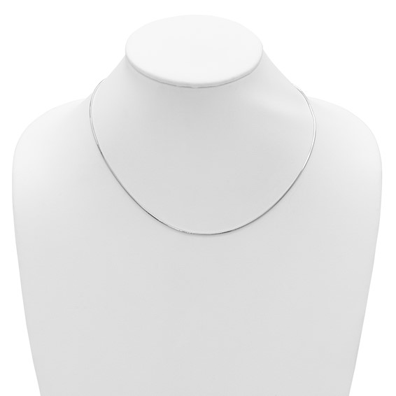 Leslie's Sterling Silver Diamond-Cut Snake Adjustable Chain