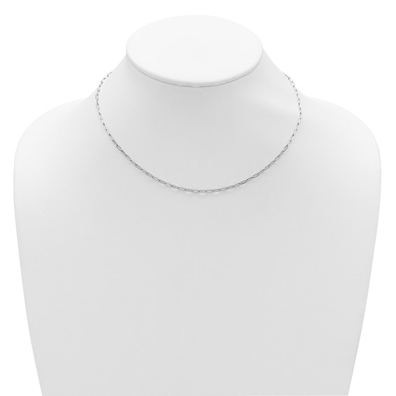 Leslie's Sterling Silver Paperclip Adjustable Chain