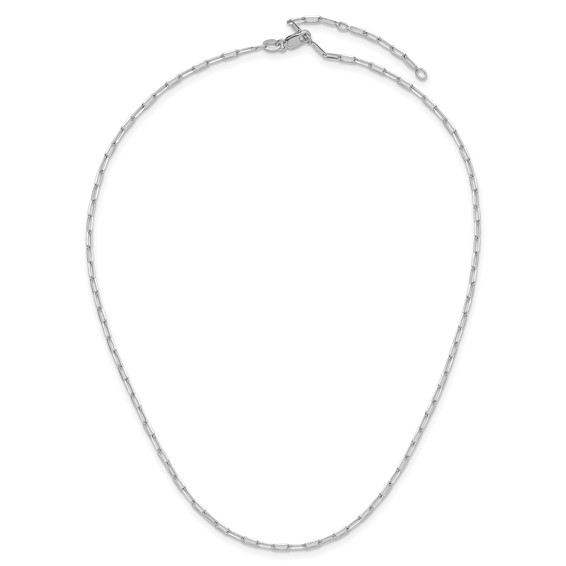 Leslie's Sterling Silver Paperclip Adjustable Chain