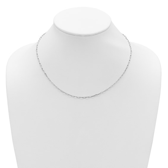 Leslie's Sterling Silver Paperclip Adjustable Chain