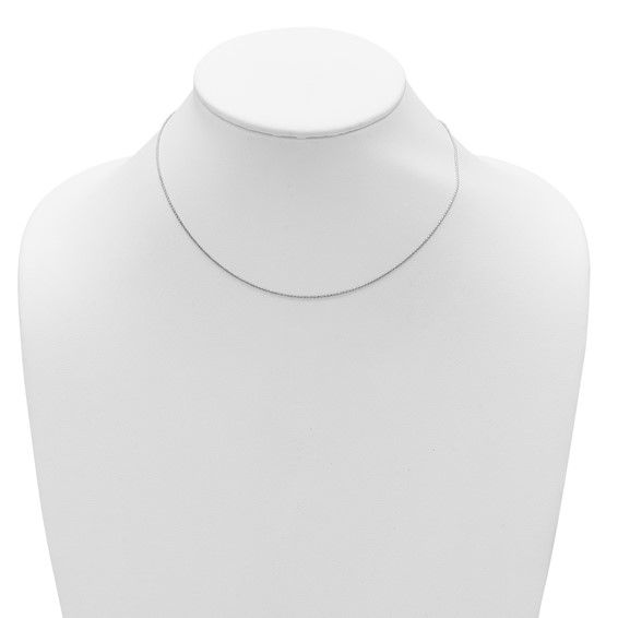 Leslie's Sterling Silver Diamond-Cut Spiga Adjustable Chain