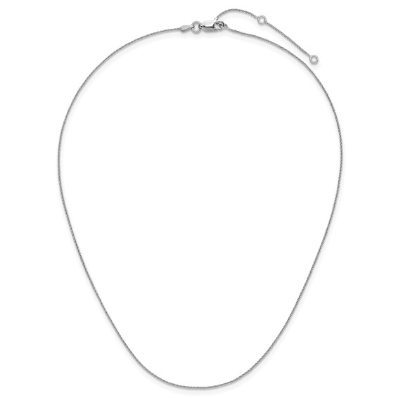 Leslie's Sterling Silver Diamond-Cut Spiga Adjustable Chain