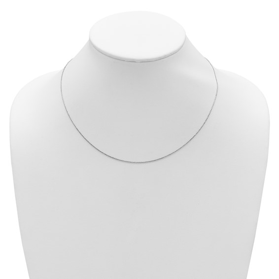 Leslie's Sterling Silver Diamond-Cut Spiga Adjustable Chain