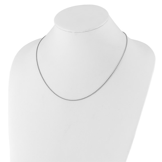 Leslie's Sterling Silver Diamond-Cut Rope Adjustable Chain