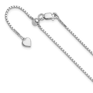 Leslie's Sterling Silver Adjustable Box Chain