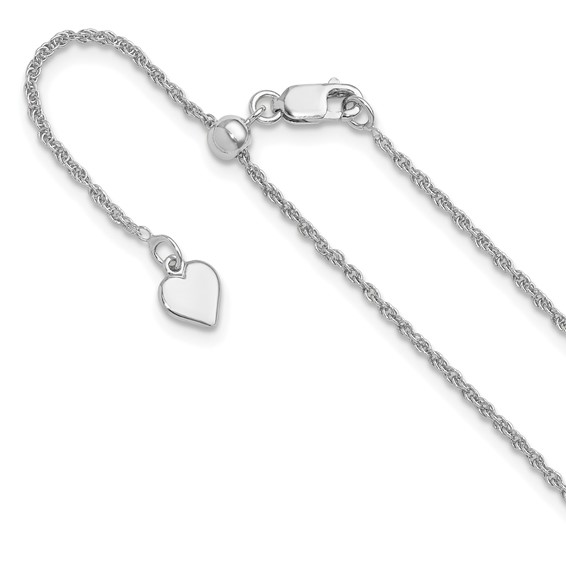 Leslie's Sterling Silver Loose Rope Adjustable Chain