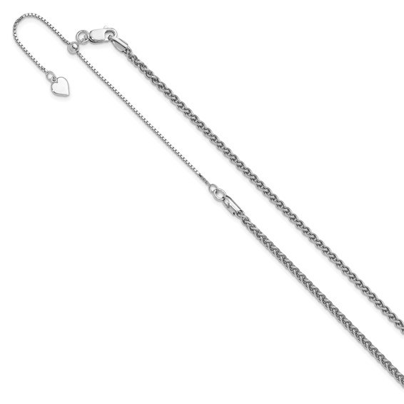 Leslie's Sterling Silver Spiga Adjustable Chain