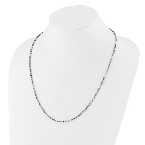 Leslie's Sterling Silver Spiga Adjustable Chain