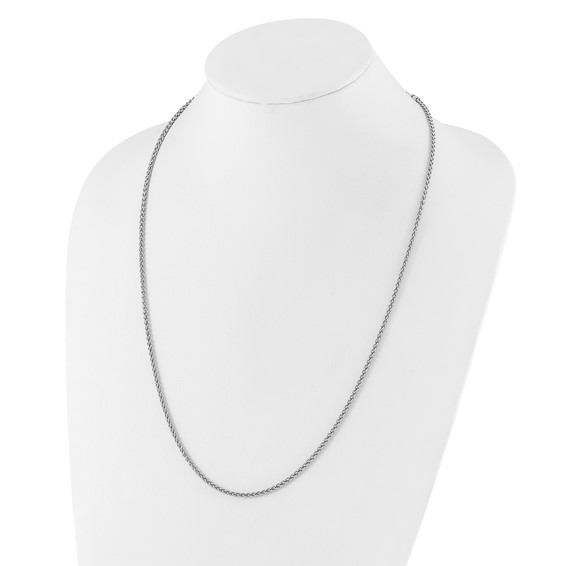 Leslie's Sterling Silver Spiga Adjustable Chain