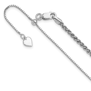 Leslie's Sterling Silver Spiga Adjustable Chain