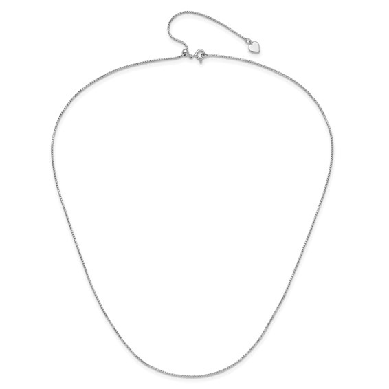 Leslie's Sterling Silver Adjustable Round Box Chain
