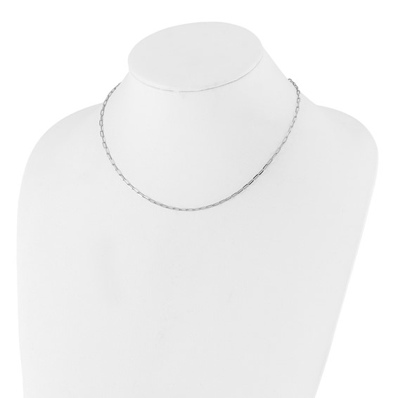 Leslie's Sterling Silver Paperclip Adjustable Chain