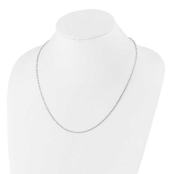 Leslie's Sterling Silver Paperclip Adjustable Chain