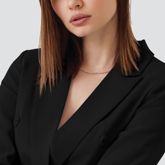 Leslie's Sterling Silver Paperclip Adjustable Chain