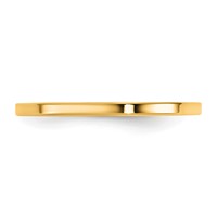 14K 1.5mm Yellow Gold Standard Flat Comfort Fit Band view 3