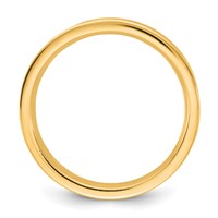 14K 3.5mm Yellow Gold Standard Flat Comfort Fit Band view 2