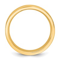 14K 4.5mm Yellow Gold Standard Flat Comfort Fit Band view 2