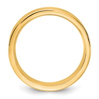 14K 5.5mm Yellow Gold Standard Flat Comfort Fit Band view 2