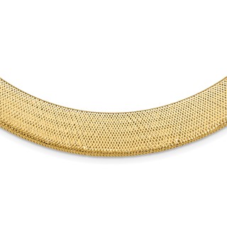 14k Mesh Tapered Necklace