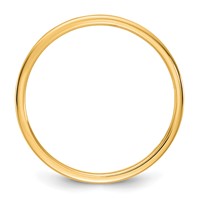 10K 1.5mm Yellow Gold Ltw Flat Band view 2