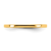 10K 1.5mm Yellow Gold Ltw Flat Band view 3