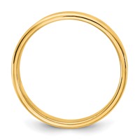 14K 4.5mm Yellow Gold Ltw Flat Band view 2