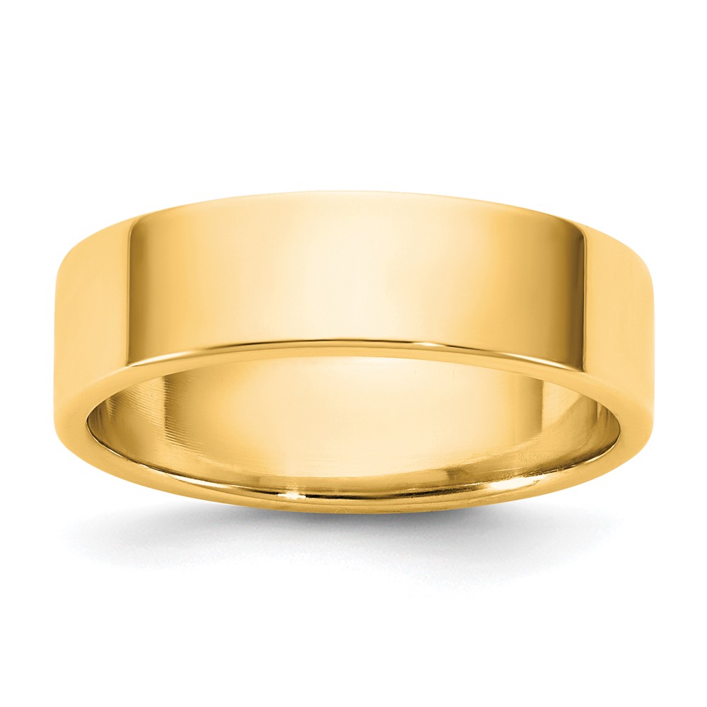 14K 5.5mm Yellow Gold Ltw Flat Band