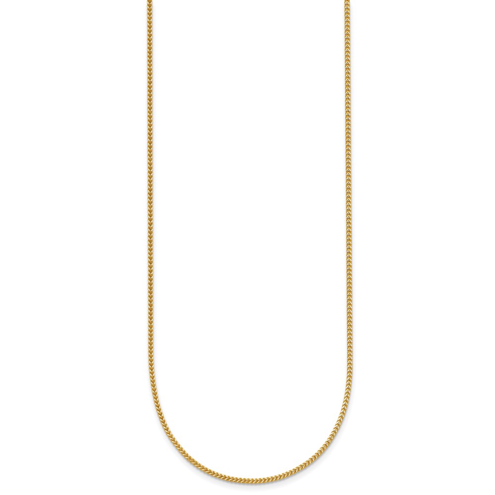 14K 16 inch .9mm Franco with Lobster Clasp Chain (FRA030-16)