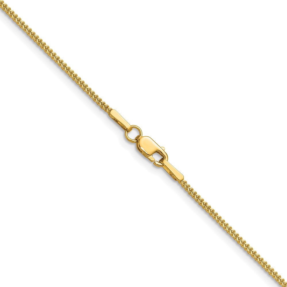 14K 16 inch .9mm Franco with Lobster Clasp Chain (FRA030-16)