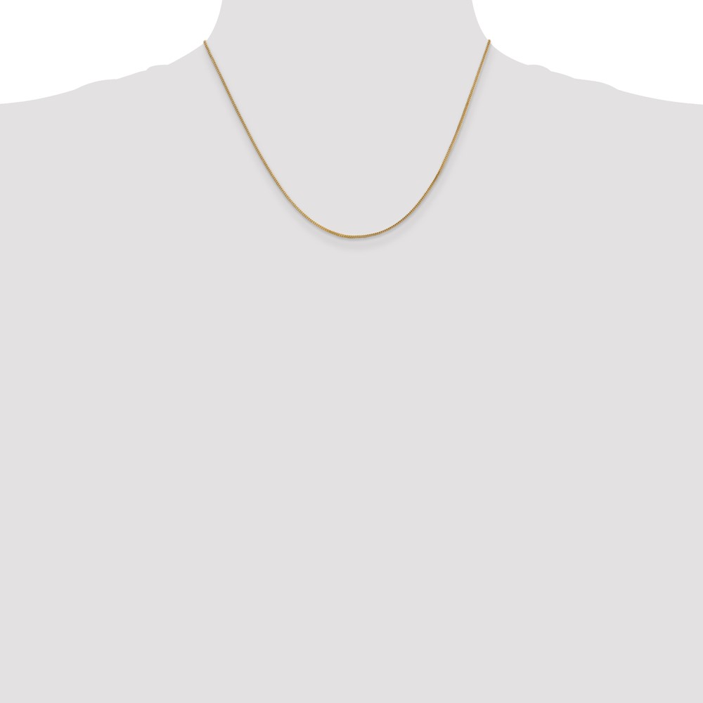 14K 18 inch .9mm Franco with Lobster Clasp Chain (FRA030-18)