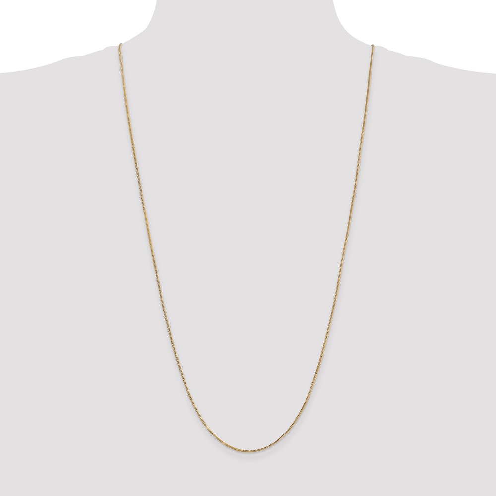 14K 30 inch .9mm Franco with Lobster Clasp Chain (FRA030-30)