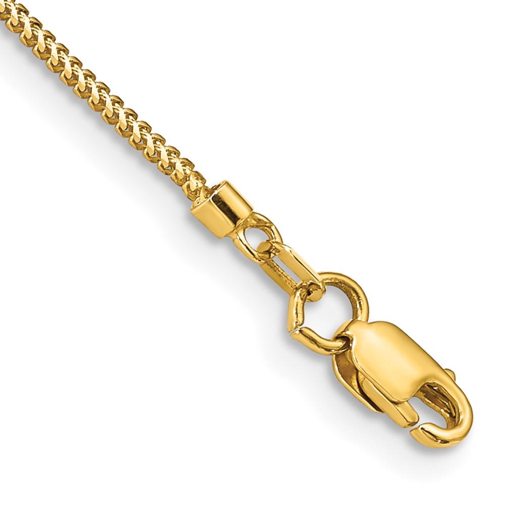 14K 7 inch .9mm Franco with Lobster Clasp Bracelet (FRA030-7)